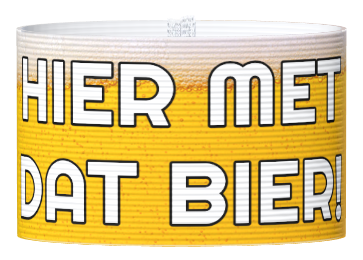 Kapteeninnauha Hier met dat bier