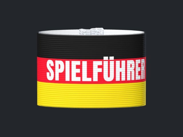 Captain's armband designed by a customer