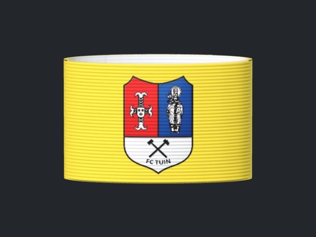 Captain's armband designed by a customer