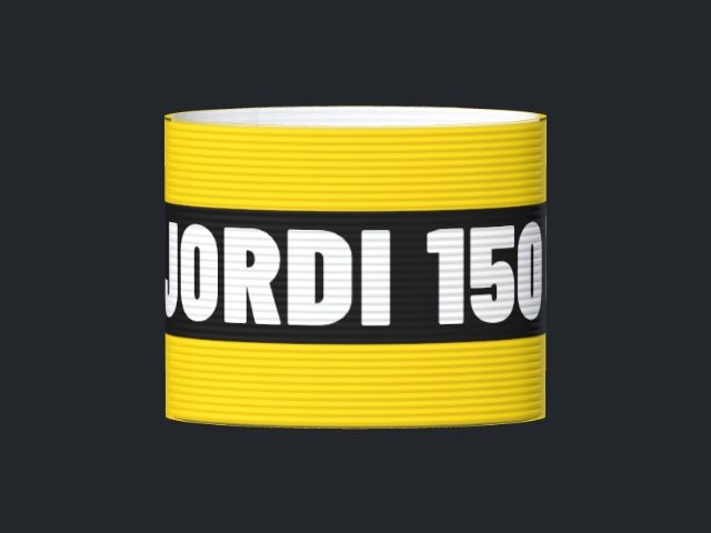 Captain's armband designed by a customer