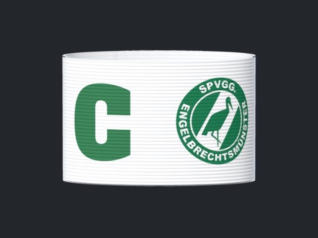 Captain's armband designed by a customer