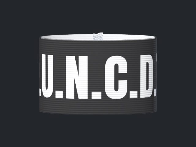 Captain's armband designed by a customer