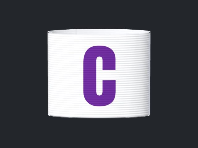 Captain's armband designed by a customer