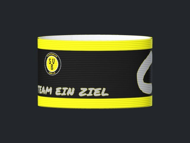 Captain's armband designed by a customer