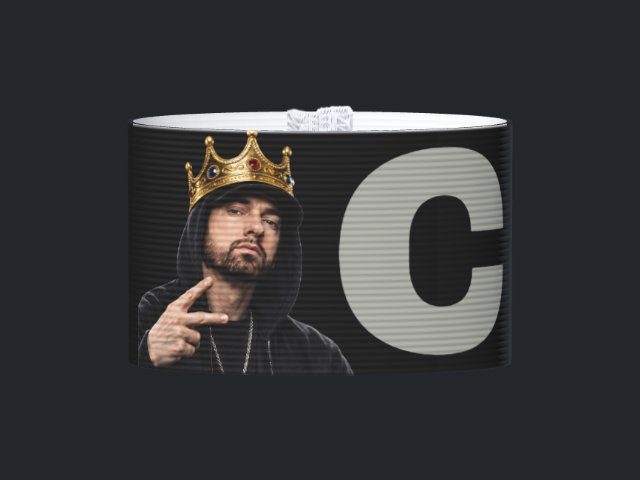 Captain's armband designed by a customer