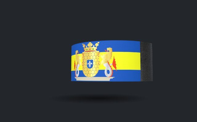 Captain's armband designed by a customer