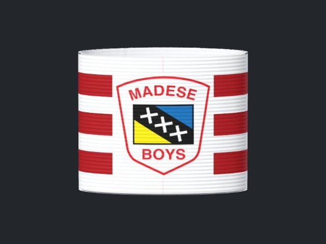 Captain's armband designed by a customer