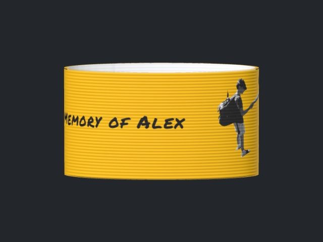 Captain's armband designed by a customer