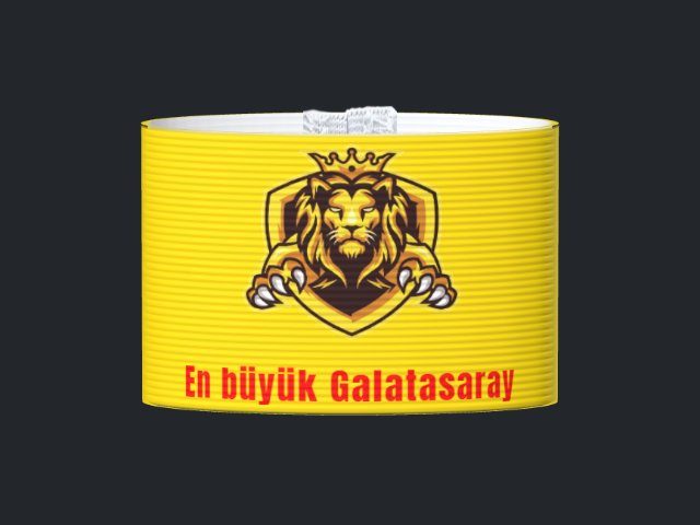Captain's armband designed by a customer