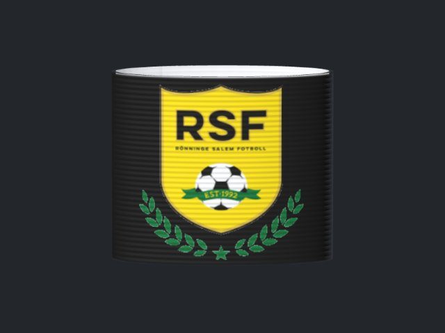 Captain's armband designed by a customer