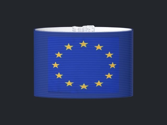 Captain's armband designed by a customer