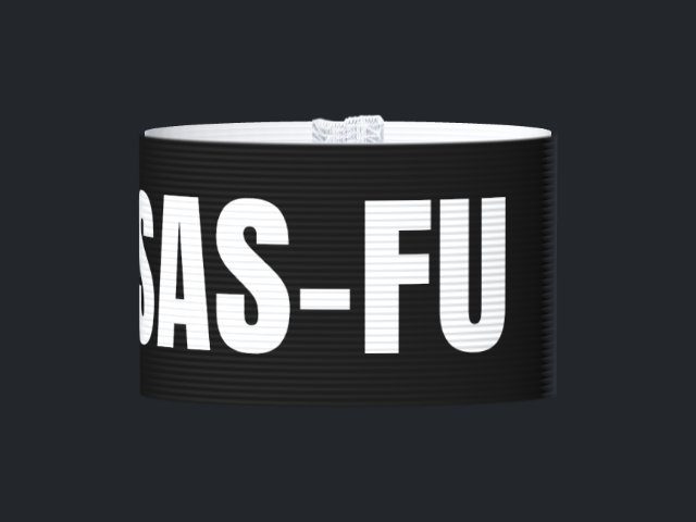 Captain's armband designed by a customer