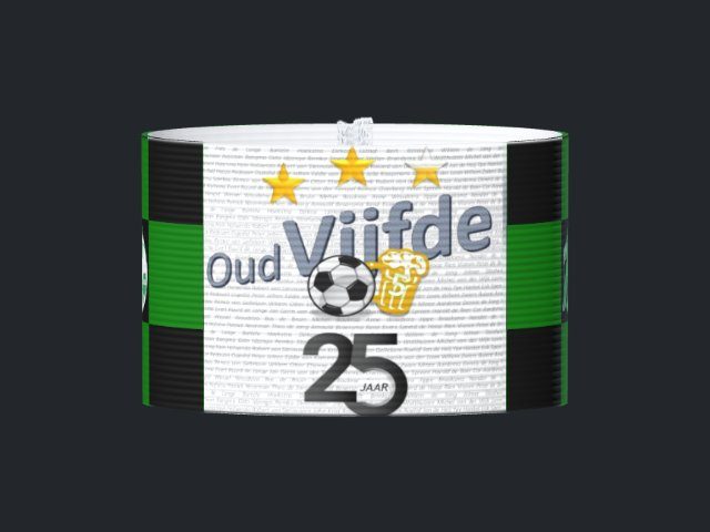 Captain's armband designed by a customer