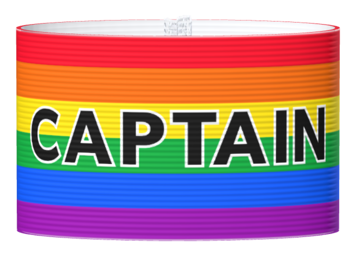 Kapteeninnauha Sateenkaari Captain