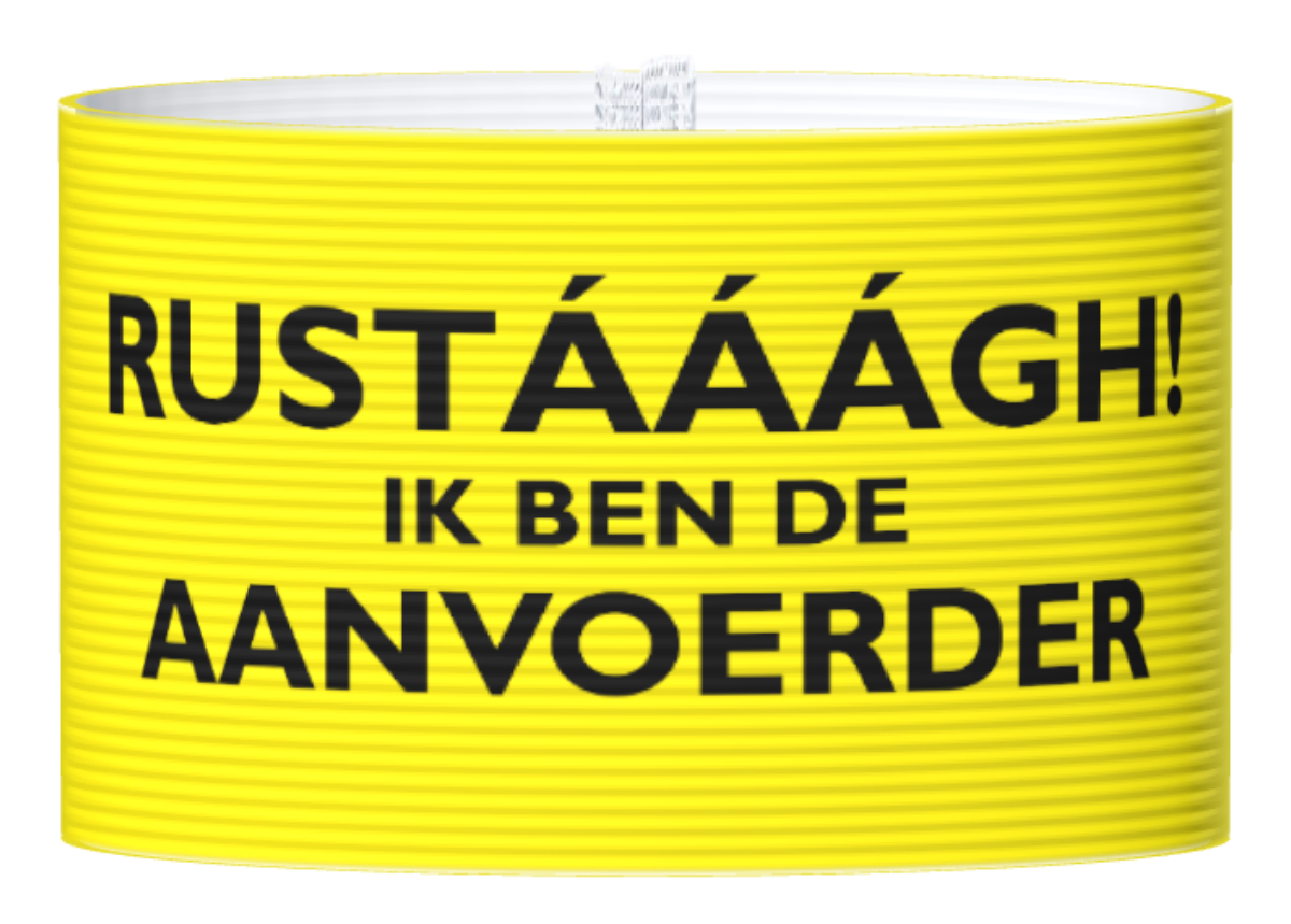 Kapteeninnauha Rustááágh keltainen