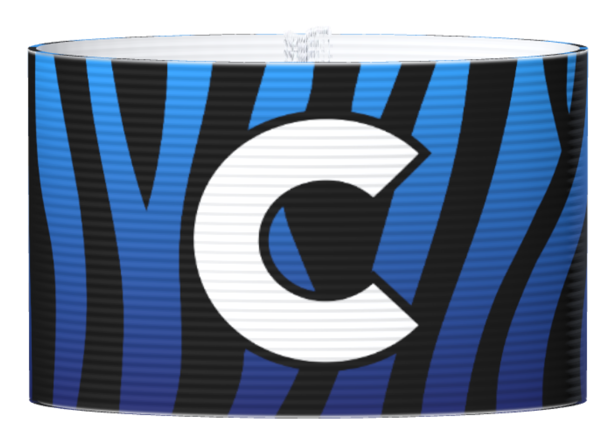 Captain armband Tiger blue