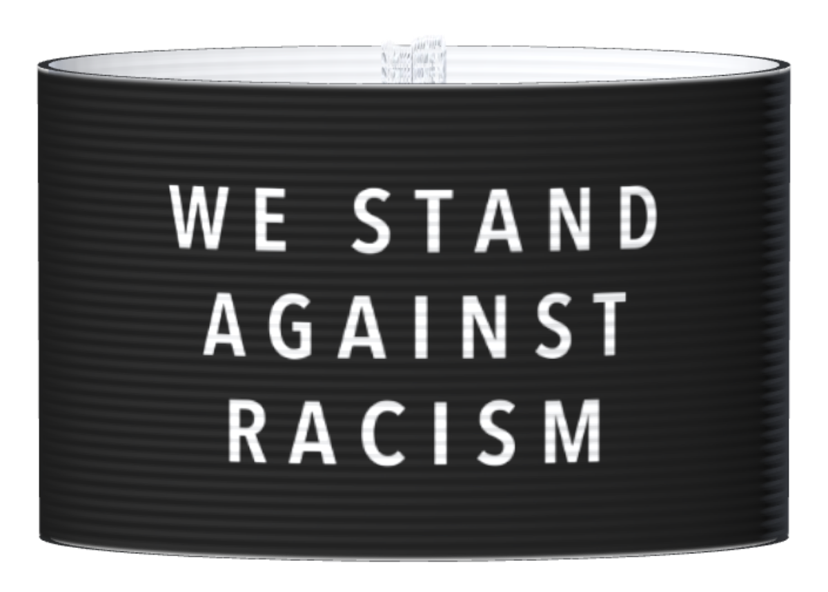 Kapteeninnauha We stand against racism