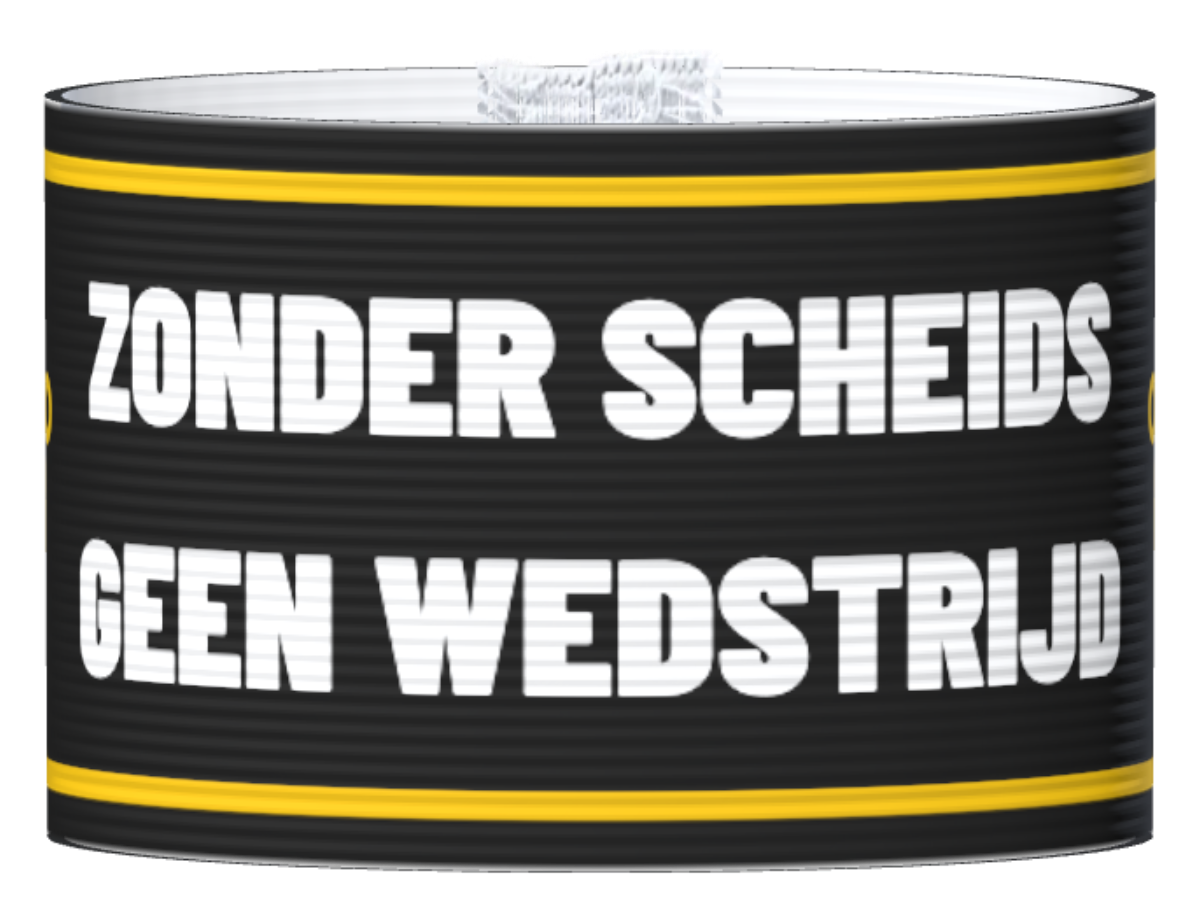 Captain armband Zonder scheids geen wedstrijd